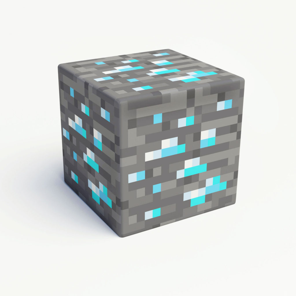 Minecraft Diamond Cube | PSCube.com