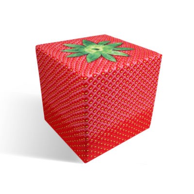 Strawberry cube seat