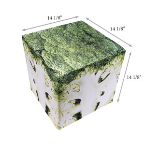 Small Broccoli cube seat