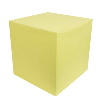 Bright Lime Linen Cube